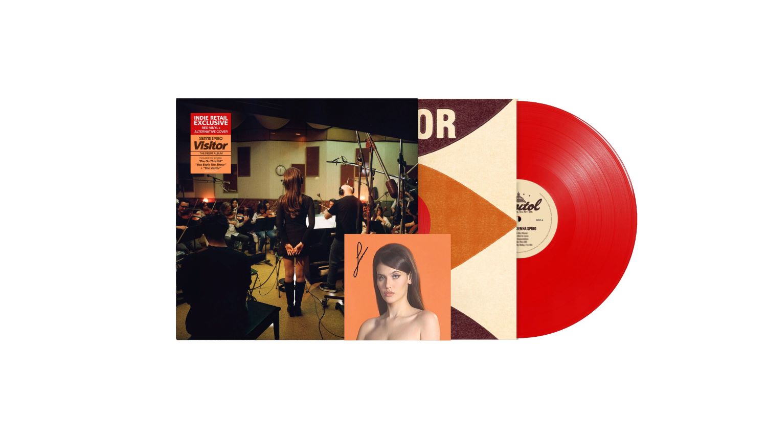 Sienna Spiro - Visitor (Ltd. Red Indie LP) (Vinyl Album) | Dodo Beach